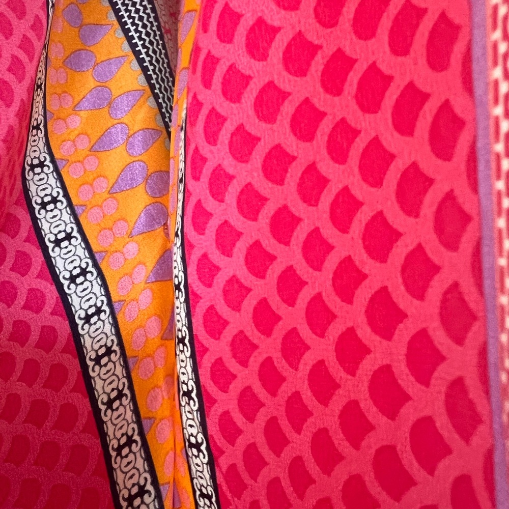 Trina Turk Theodora Dress- Pink and Orange Patterned - Picture 3 of 7